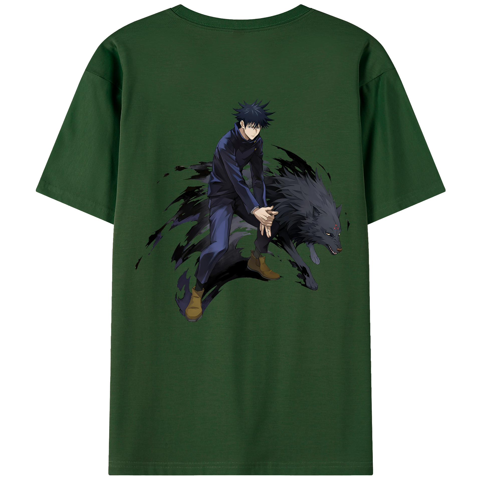 （画像用） 呪術廻戦 Jujutsu Kaisen 綿100％半袖Tシャツ（背面プリント）